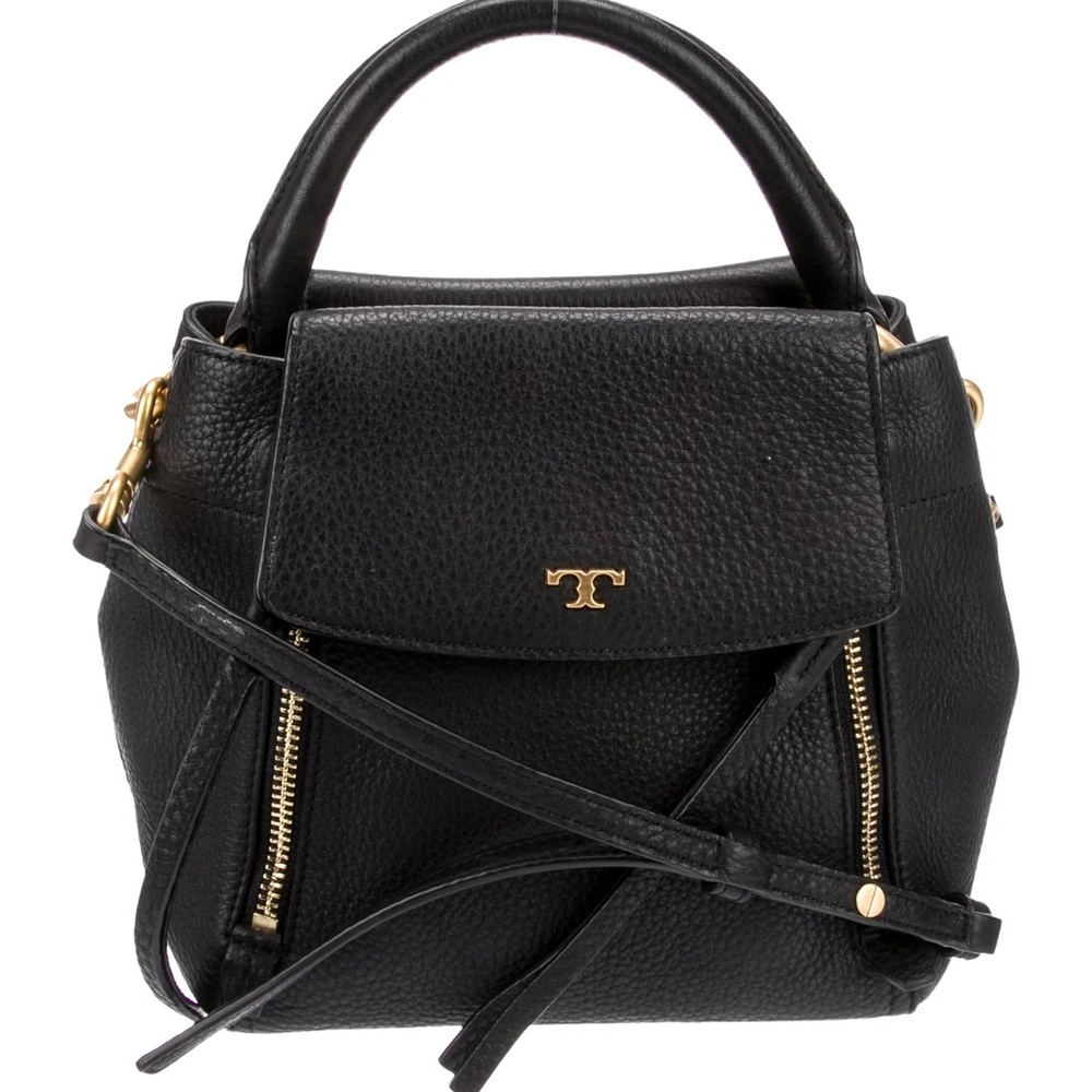 Tory Burch Half-Moon Satchel Crossbody Bag